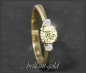 Preview: Brillant Ring 585 Gold 0,62ct; Lupenrein